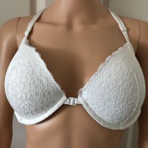 White Xhilaration racer back bra